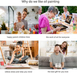 LWZAYS Nativity Scene Paint by Number Kit for Adults Canvas,Christmas Jesus Born Paint by Numbers for Adults Beginners Canvas, Christian Religious Painting by Numbers for Gift Decor - 16x20Inch LWZAYS