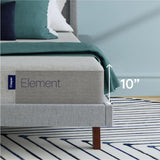 Casper Sleep Element, Medium Firm Twin Mattress - Memory Foam + Support - 100-Night Trial - CertiPUR-US Mattress, Grey Casper