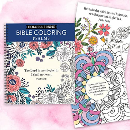 Color & Frame - Bible Coloring: Psalms (Adult Coloring Book)