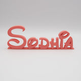 Name Plate, Desk Sign Gift; Teacher Gifts, Personalized Name Plates, Custom Standing, Name Plaque, Birthdays, Custom Desk Plaques for Teachers and Professionals. CO3DPRINT