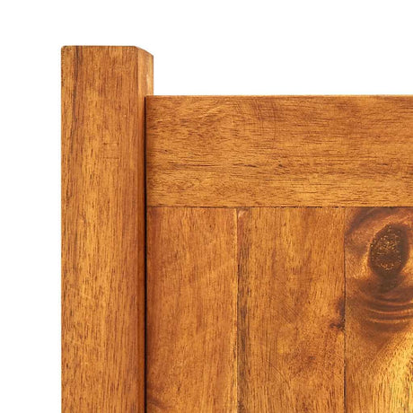 vidaXL Garden Raised Bed, Wooden Raised Flower Bed for Flowers and Plants, Solid Acacia Wood Planter, Outdoor and Indoor Use, Brown vidaXL