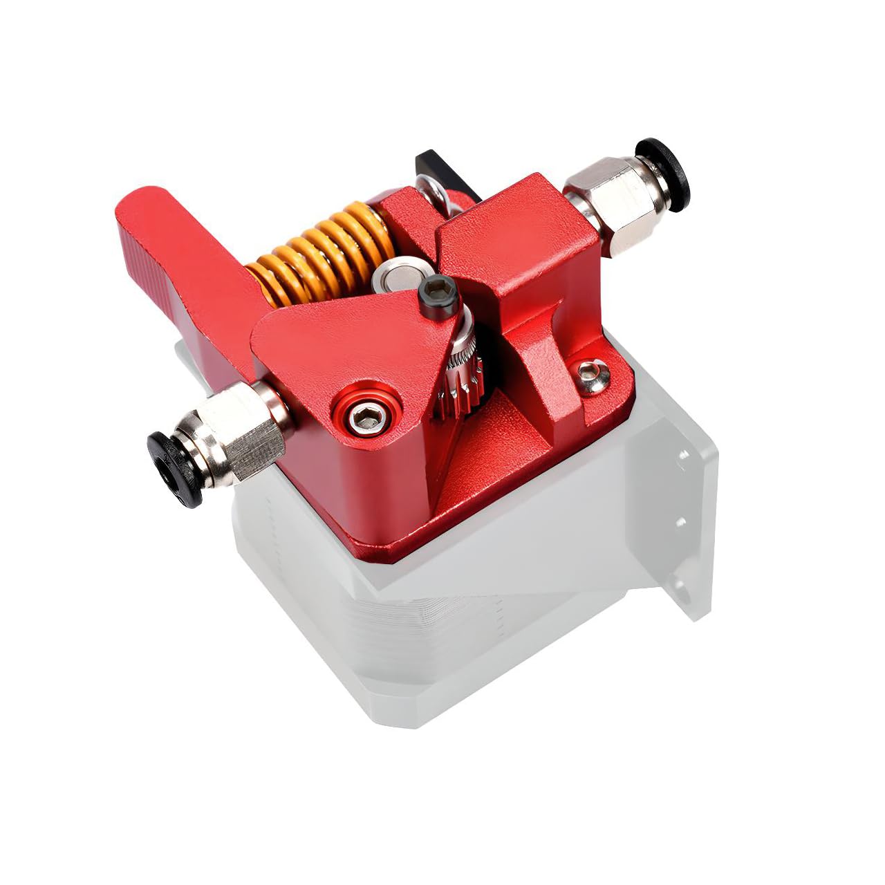 Newwish Ender 3 Dual Gear Extruder,Dual Drive Metal Extruder for Ender 3 V2/Pro/Ender 5/Plus/Ender 3 Neo/Max Neo/CR-6 SE/CR-10/10S/10S Pro 3D Printer Extruder.(Motor Shaft>20mm) - WoodArtSupply