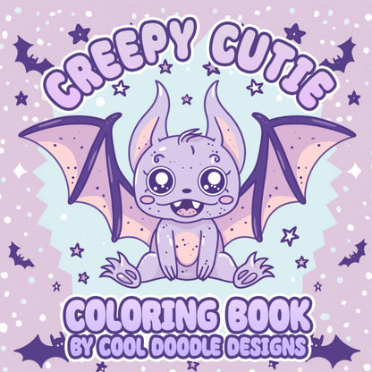 Creepy Cutie: Coloring Book for Adults and Teens Featuring Kimokawaii and Gothic inspired Creepy and Cute Creatures and Foods