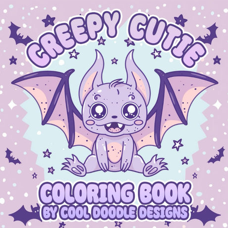 Creepy Cutie: Coloring Book for Adults and Teens Featuring Kimokawaii and Gothic inspired Creepy and Cute Creatures and Foods Lindesa