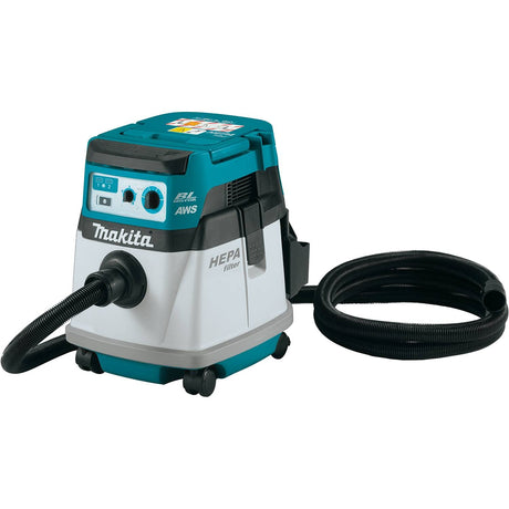 Makita XCV25ZUX 36V (18V X2) LXT® Brushless Cordless 4 Gallon HEPA Filter Dry Dust Extractor/Vacuum, AWS®, Tool Only Makita