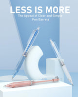 Four Candies Mechanical Pencil Set with Case, 6PCS Aesthetic Mechanical Pencils 0.5 & 0.7mm with 360PCS HB Lead Refills, 3PCS Erasers, 9PCS Eraser Refills for writing, drawing and sketching Four Candies