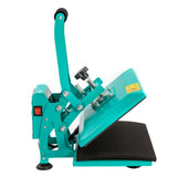 Heat Press Machine for T-Shirts Industrial Spray Molding Heat Transfer Press with 4 Tubes Heating Sublimation for Stores, Pillows, Mugs, Phone Cases, Clamshell Heat Press Machine for T-Shirt(Blue) LiaoDaza