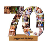 Personalized 50th 60th 70th 80th Numbered Photo Collage Gift,Custom Any Number, Personalized 50th Birthday Photo Collage Gift, 50th Birthday Party CDON