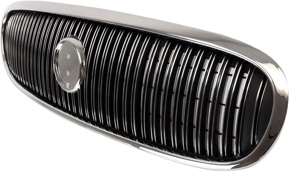 Garage-Pro Grille Assembly for BUICK LESABRE 97-99 Plastic Chrome Shell/Ptd-Black Insert Garage-Pro