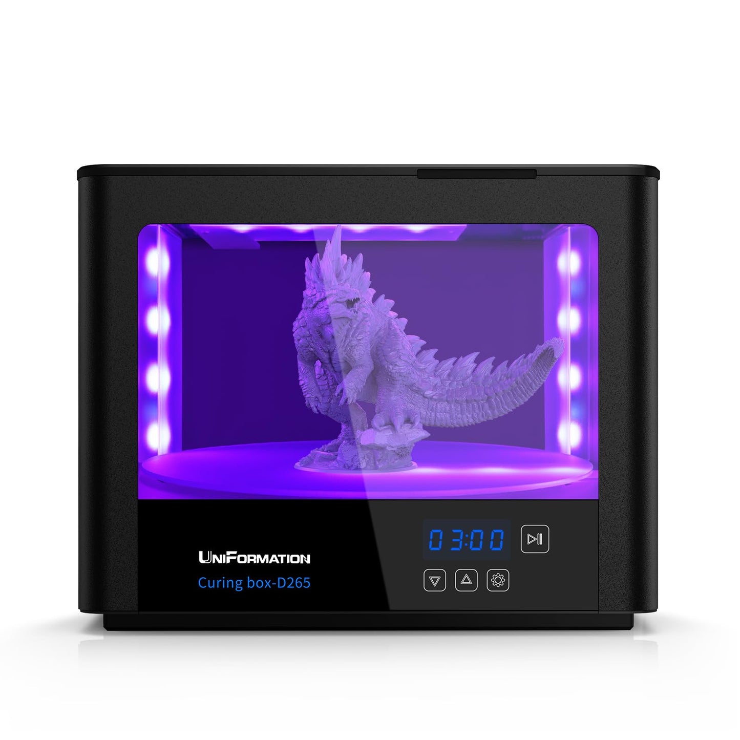 UniFormation UV Curing Machine 360°Turntable Resin Curing Station for LCD/DLP/SLA 3D Printed Models - WoodArtSupply