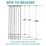 RYB HOME Outdoor Patio Curtains - Blackout Waterproof Porch Curtains & Drapes Privacy Protect Sunight Block for Pavilion Pergola Porch, 1 Panel, W 52 x L 84 inch, Cream Beige RYB HOME