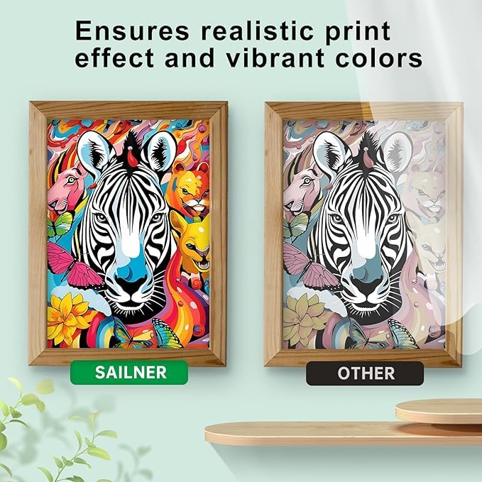 SAILNER Remanufactured Ink Cartridge Replacement for HP Ink 67 67XL 67XXL Ink Cartridge Black/Color Combo Pack for DeskJet 4155e 2755e 4155 2700 Envy 6055 Printer (1 Black, 1 Tri-Color, 2 Pack) SAILNER
