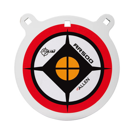 Allen Company EZ Aim® 8" AR500 Steel Gong Shooting Target, White Allen Company