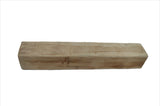 Wilson 8"x 8"x 72" Hand-Hewn Barn Beam Mantel, Rustic Natural Unfinished Solid Wood Shelf (1 Piece) Wilson