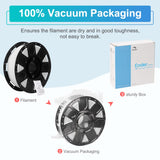 Official 3D Printer Filament Ender PLA Filament 1.75mm, No-Tangling, Strong Bonding and Overhang Performance Dimensional Accuracy +/-0.02mm, 2.2lbs/Spool（White） Creality