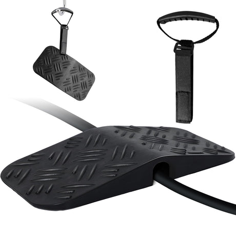 Vizava Ev Charger Cable Protector with Handle For Garage Door,Gap Minimizing Design Heavy Duty Soft Rubber Ev Charger Cord Protector Compatible for Tesla(Model 3/Y/X/S), J1772 Chargers,Prevents Damage Vizava