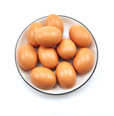 Wooden Egg Fake Egg Hens Eggs Dummy Eggs Help Laying Hen Agricultural Tool Poultry Mannequin Nest Eggs 8 PCS Azatemgo