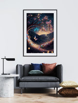 SuuTang 5D Diamond Painting Kits for Adults, Glow Firefly Tree Diamond Art Kits for Adults Beginner, DIY Full Round Drill Diamond Dots Gem Art Crafts, Home Decor Wall Art Gifts 12X16 Inch SuuTang