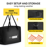 VIVOHOME 14 Feet Indoor and Outdoor Inflatable Blow up Mega Movie Projector Screen with Carry Bag for Front and Rear Projection VIVOHOME