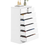 Hasuit Tall Dresser with 7 Drawers for Bedroom, 51.8'' High Chest of Drawers Storage Organizer for Closet, Modern Taller Clothes Storage Tower with Ample Storage Space Hasuit