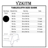 YZKITM Round Rustic Small Tablecloth Washable Striped Jacquard Linen Doily Heavy Weight Farmhouse Style Tassel Table Cover for Kitchen Dining Party Night Tables Decoration 24 Inch Light Coffee YZKITM