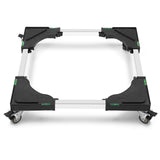 Nefish Furniture Dolly Adjustable Mini Fridge Stand Washing Machine Stand Mobile Roller with 4 Locking Swivel Wheels Universal Mobile Base Moving Cart for Dryer Refrigerator Nefish