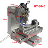 CNC 5 axis router 3040 Ovsuqu mini CNC milling machine 2.2KW CNC carving machine with 2.2KW + water sink for metal woodwork Ovsuqu