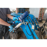 Lincoln AC2440 120 Volt Corded Electric Grease Gun with 2-Speed Transmission, Variable-Speed Trigger, 3.6 oz (L) / 10.5 oz (H), 30 Inch Flex Hose, Safety Relief Valve, Bulk Fill or Grease Cartridge Lincoln