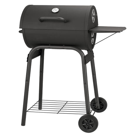 Kendane Barrel Charcoal Grill, Large Charcoal Grills with Side Shelf, Outdoor BBQ Grill,Perfect for Backyard Camping, Patio Parties, and Picnics Kendane