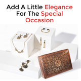 S.B.ARTS Premium Wooden Mini Jewellery Box Floral Design-Trinket Box for Ladies-Jewellery Storage Case-Antique Look-Traditionally Handcrafted-Home Decor Accessories-Ideal Gift for Wome, Girls, Style5 S.B.ARTS