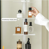 9-Tier Spine Bookshelf, Metal Bookcase, Vertical Spine Book Tower, Tall Narrow Ladder Book Shelf, Corner Shelf for Small Space, Multipurpose Storage Rack Display Book Shelf for Home Office(White) LYXYJRYBHD