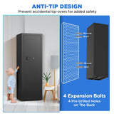 MSYCOST 8-10 Gun Rifle Safe for Home Security, Gun Safe for Rifles and Pistols - Quick Access Digital Keypad | Easy Assembly Gun Safe with Adjustable Shelves (Fits Shotguns & Ammo) MSYCOST