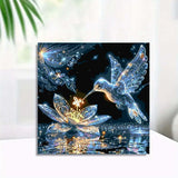 SHICERNHJ DIY Hummingbird Paint by Numbers Kit for Adults Beginner,Birds Flowers Paint by Number Kits for Adults, Acrylic Paint by Number On Canvas for Home Wall Decor 16 X 16 Inch SHICERNHJ