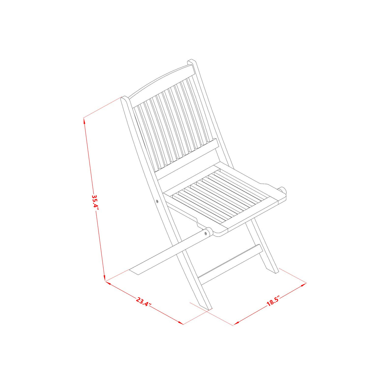 East West Furniture CMCM72CANA Cameron 7 Piece Patio Dining Set Consist of a Rectangle Outdoor Acacia Wood Table and 2 Folding Arm 4 Side Chairs, 36x66 Inch, Natural Oil East West Furniture