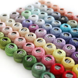 Asmoothread 10 Colors Size 8 Pearl Cotton Embroidery Thread 5 Grams Craft Needlework Double Mercerized Egyptian Long Staple Cotton 43 Yards Asmoothread