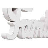 Sintosin Rustic Wooden Family Signs for Home Decor Wall 15", Farmhouse Distressed White Christmas Tabletop Decor Signs, Fireplace Mantle decor, Thanksgiving Family Wall Decor for Living Room Sintosin