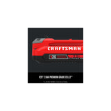 CRAFTSMAN V20 2Ah Lithium Ion Power Tool Battery 2-Pack and Charger Starter Kit (CMCB202-2CK) Craftsman