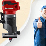 New!! 20 Volt Router Compatible with Bauer 20V Brushless Cordless Variable Speed Compact Router (21121CR-B) - Superior maneuverable, ideal for precision woodworking projects (Tool Only - No Battery) Generic