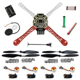 QWinOut F450 APM2.8 6M GPS DIY RC Drone Kit 450mm Frame RC Quadcopter 4-Axle UFO Unassembly Kit for Beginners (Basic Version) QWinOut