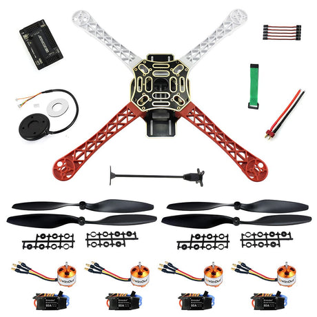 QWinOut F450 APM2.8 6M GPS DIY RC Drone Kit 450mm Frame RC Quadcopter 4-Axle UFO Unassembly Kit for Beginners (Basic Version) QWinOut