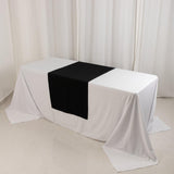 Efavormart Black Wide Premium Polyester Table Runner, Printable Sublimation Blank Banner - 24"x72" Efavormart.com