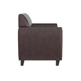 Flash Furniture HERCULES Diplomat Series Brown LeatherSoft Loveseat Flash Furniture