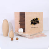 6 Pieces 1/8" x12" x 12" Craft Wood Mahogany Sheets Thin Wood Slices Craft Project Board Unfinished Plywood for Laser Cutting DIY Wooden Plate Model FORACKS