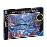 Ravensburger Moonlit Magic Puzzle - 500 Piece Glow in The Dark Jigsaw | Unique Piece Design | Anti-Glare Surface for Adults | FSC-Certified Materials Ravensburger