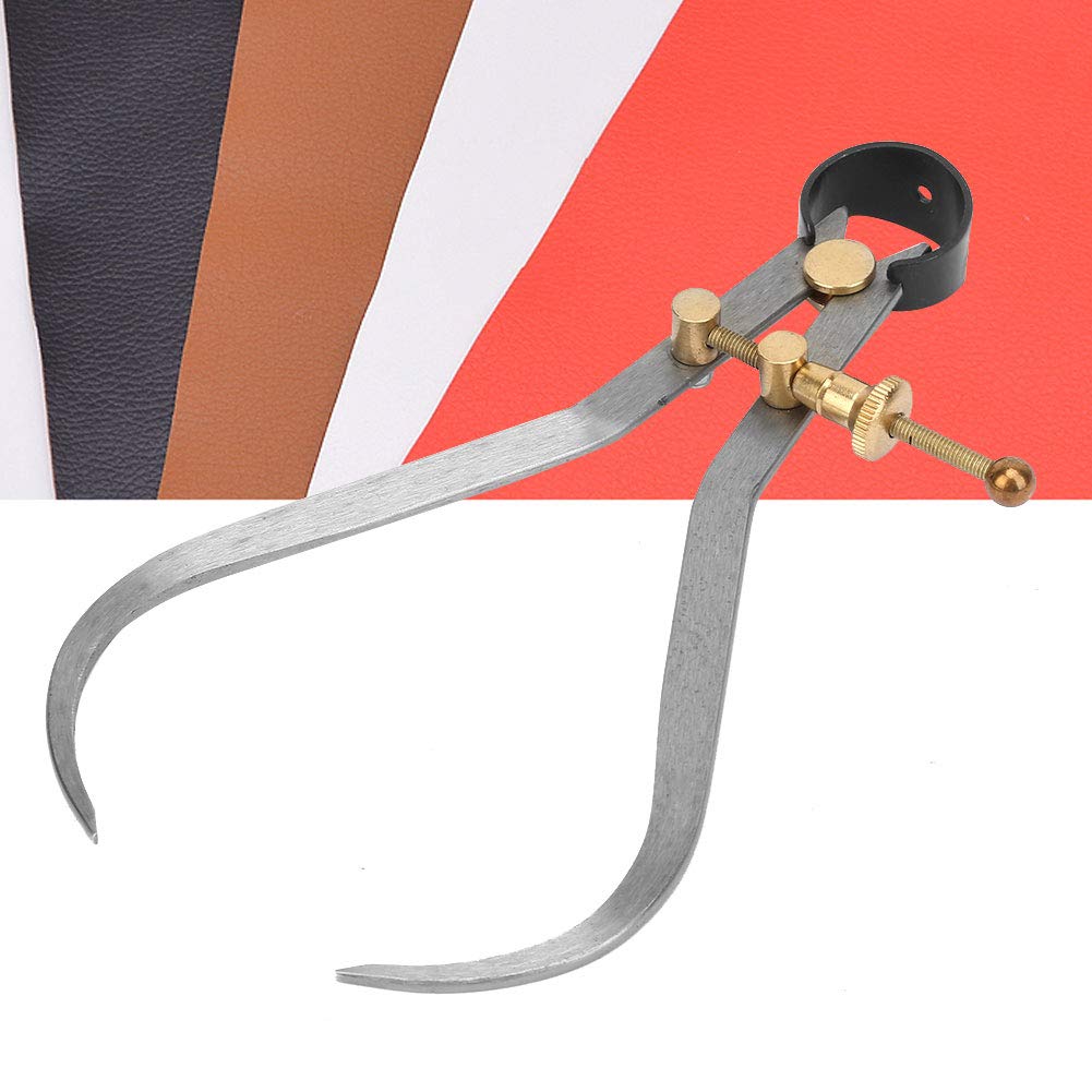 CHEOTIME Outside Spring Caliper, Boomerang Leg External Spring Caliper Divider with Copper Fitting Marking Gauges Outside Caliper for Wood Turning Lathe Work CHEOTIME