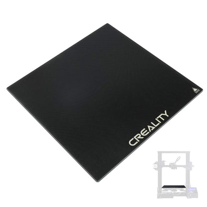 Creality Ender 3 Glass Bed Upgraded 3D Printer Platform Tempered Glass Plate Build Surface with Glass Clips, 235x235x4mm, for Ender 3 Pro/V2/S1/S1 Pro/V2 Neo, Ender 5 Pro,CR 20/pro Heated Bed - WoodArtSupply