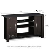 Furinno Econ TV Stand Entertainment Center, Espresso Furinno