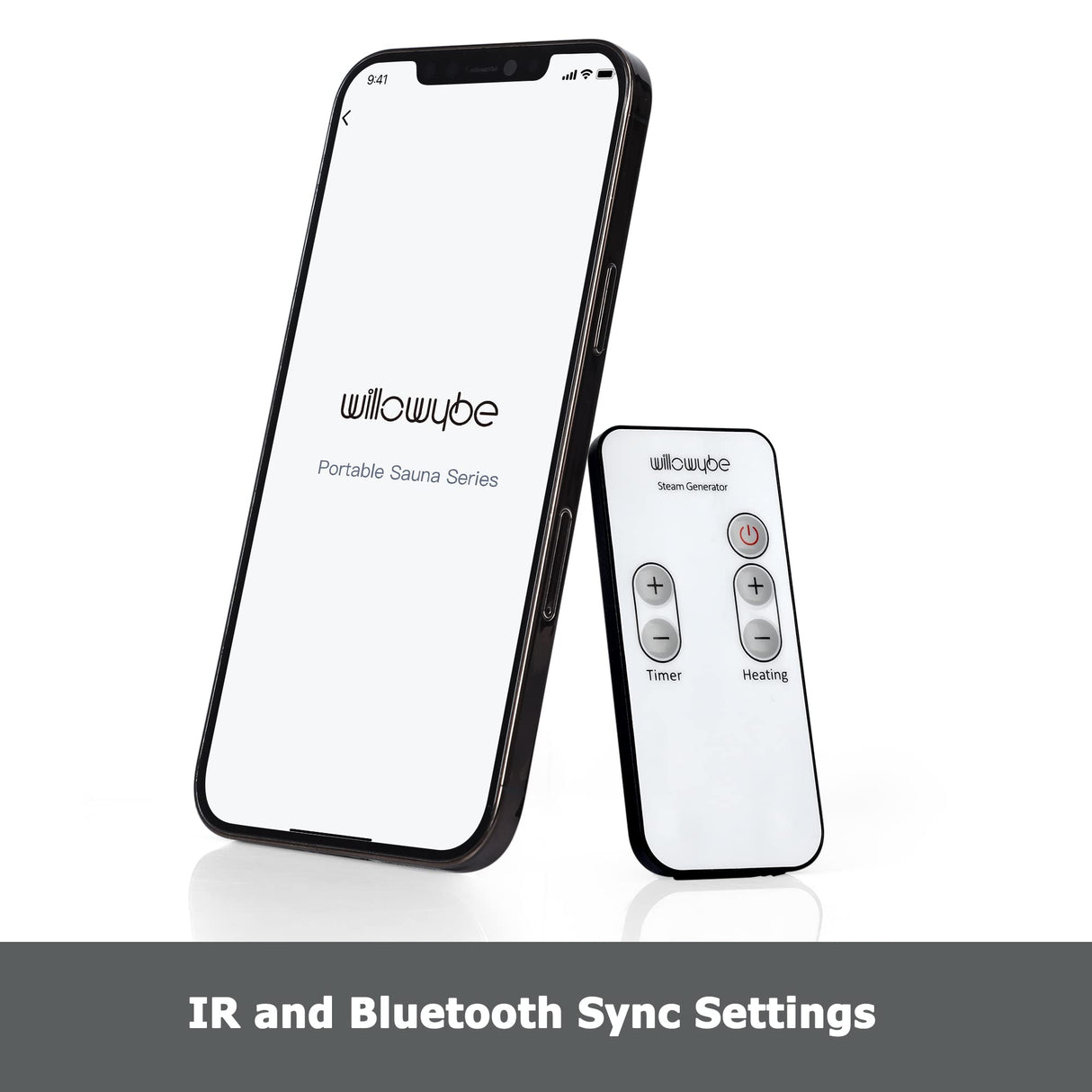 WillowyBe Portable Steam Sauna, Personal Home Spa Room With Bluetooth, Steamer, Sweat Tent, Foldable Sauna Chair, Personal Sauna For Home (Black) WILLOWYBE