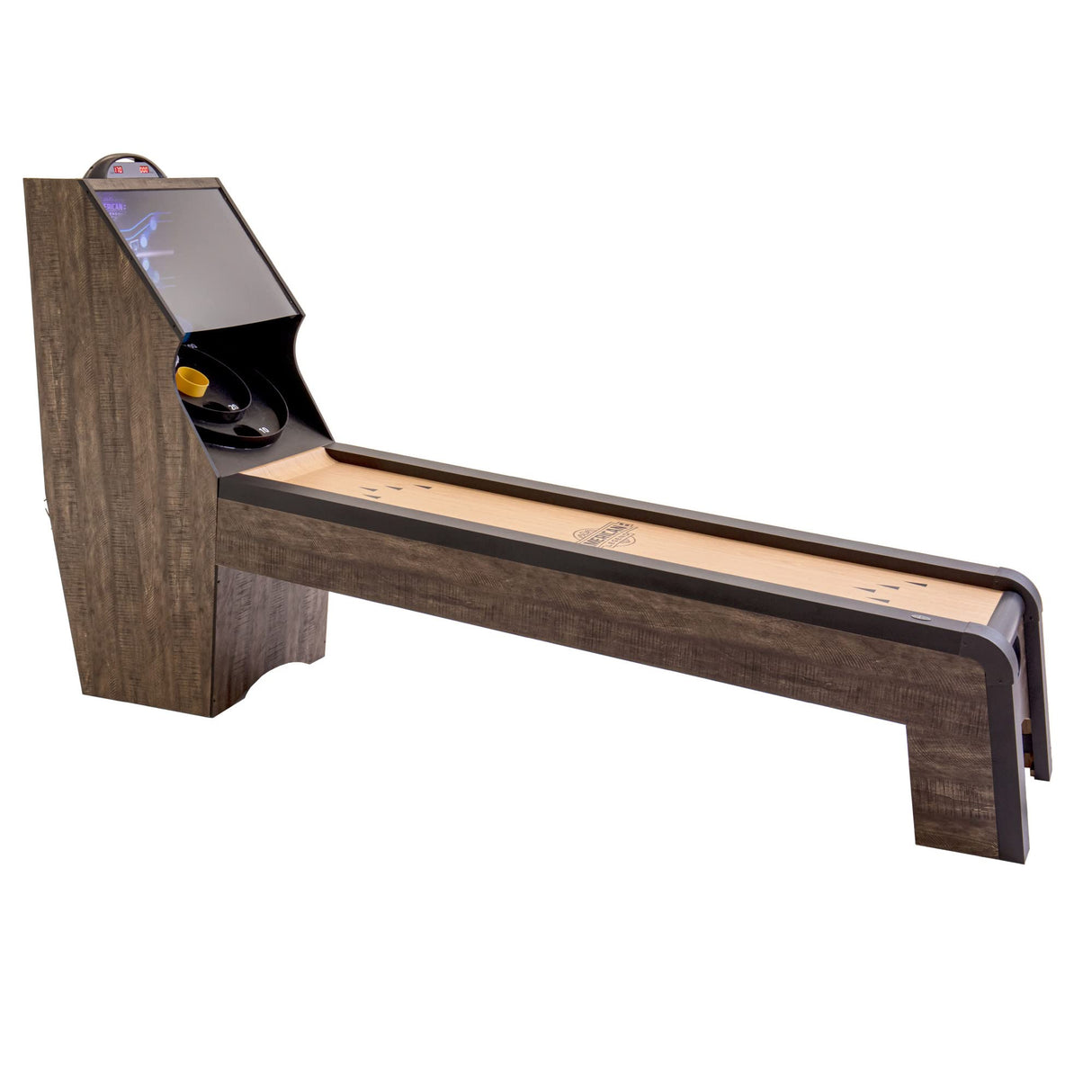 American Legend 9’ Arcade Speedball Game - Engineered Wood Construction - Realistic Game Play - Automatic Ball Return - 4 Balls Included American Legend