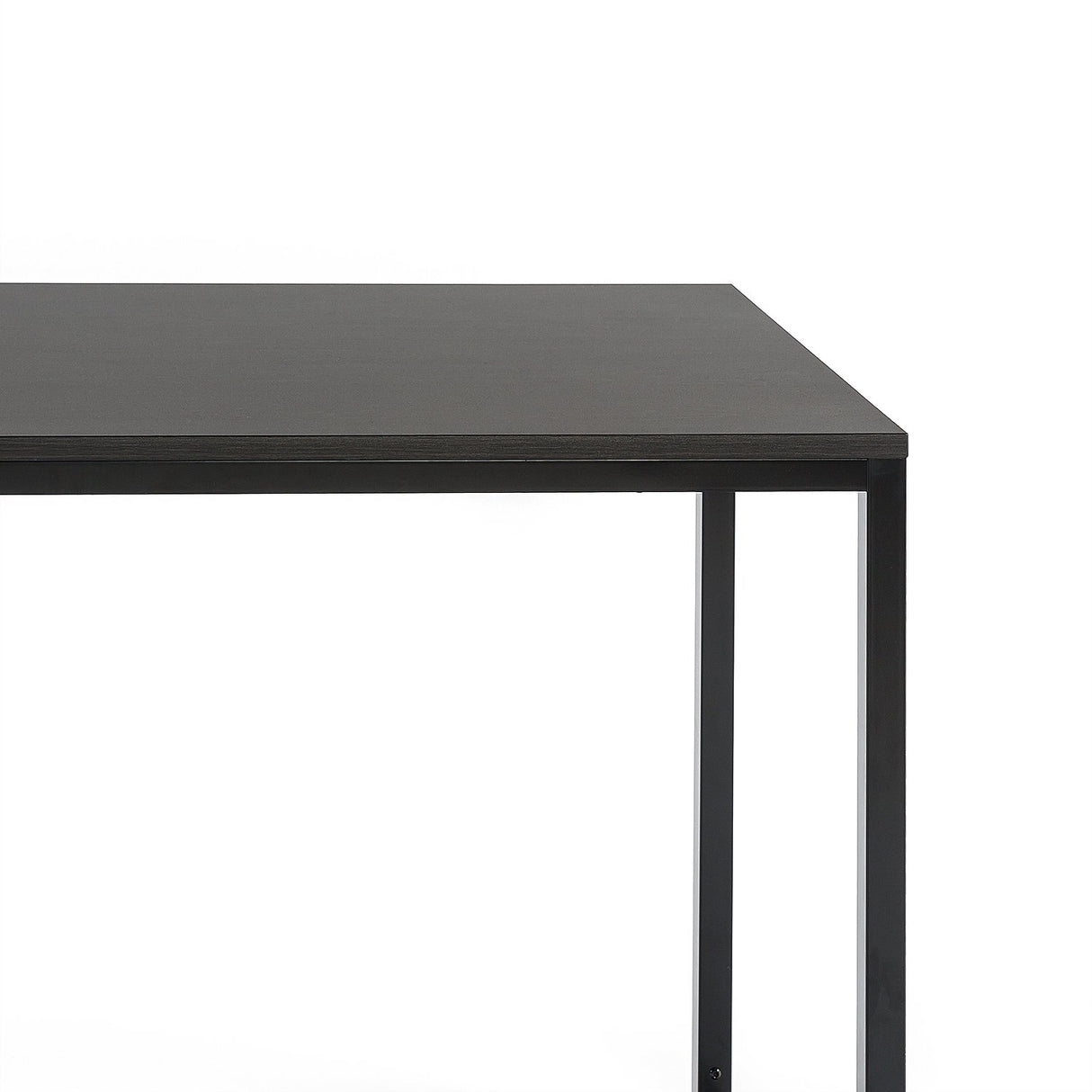 ZINUS Jennifer 55 Inch Black Frame Desk, Computer Workstation, Office Desk, Easy Assembly, Deep Espresso Zinus